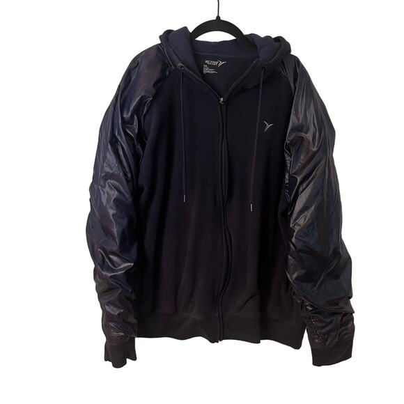 Old Navy Active Navy Blue Polar Fleece Hoodie Jacket Size XXL - Picture 1 of 6